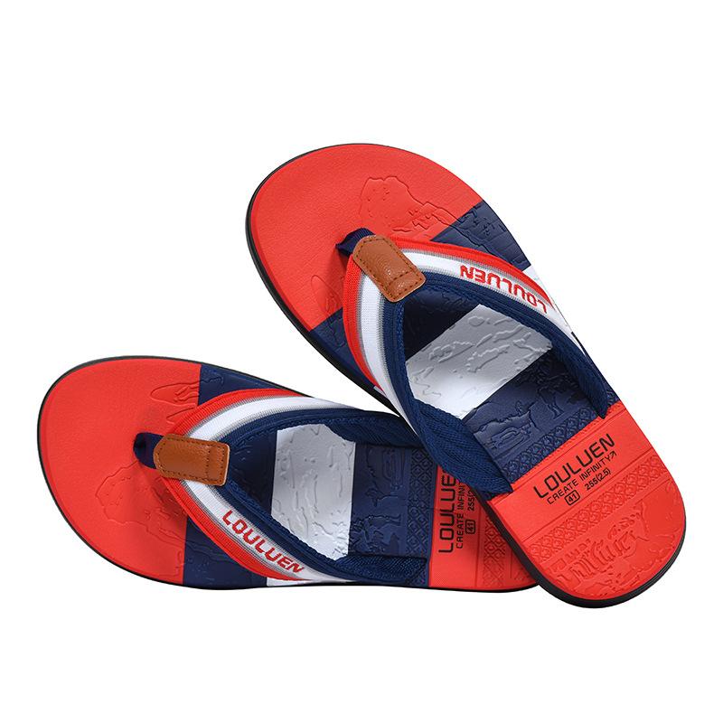Summer New Flip-flops Men's Non-slip Soft-soled Beach Shoes EVA Pinch Slippers Ins Trendy Men's Sandals