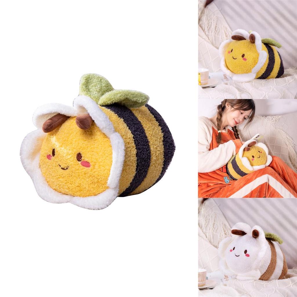 Cute Cartoon Bumblebee Plush Toy Stuffed Animal Doll For Wholesale