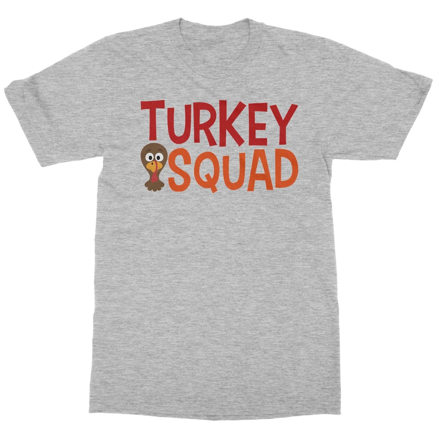 Cute Turkey Squad Thanksgiving Family Matching Design Unisex T-Shirt XL