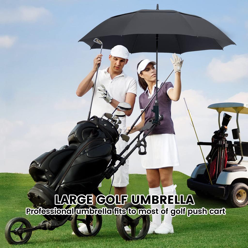 ZOMAKE Golf inch arc Super Suitable for Strong Heavy and Rainy Suitable for Sunny and Rainy Sports and with Storage Umbrella, 54/62/68 length, Large,