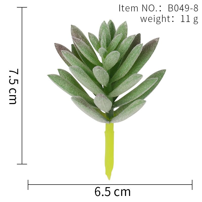Simulation Succulent Plant Head Small Succulent Plant Head Home Decoration Supermarket Decoration Shooting Props Products