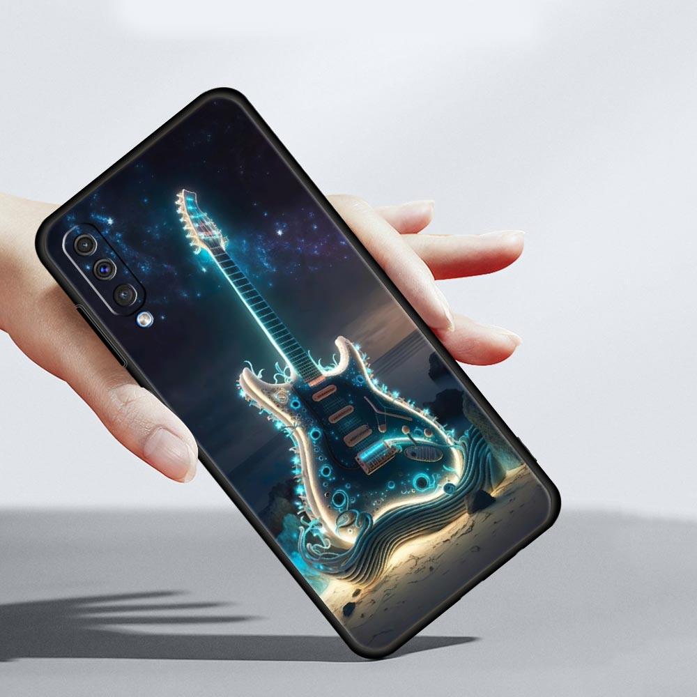 Guitar Music Art Phone Case For Samsung Galaxy A56 A36 A26 A34 A17 A16 A06 A14 A12 A54 A72 A24 A22 A70 A20e A52 A50 A40 A32Cover