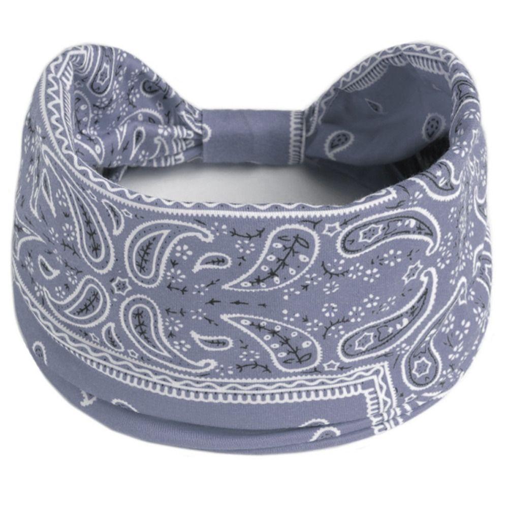 Boho Yoga Head Wrap Cashew Prints Hairbands Fashion Headwear Women Girl