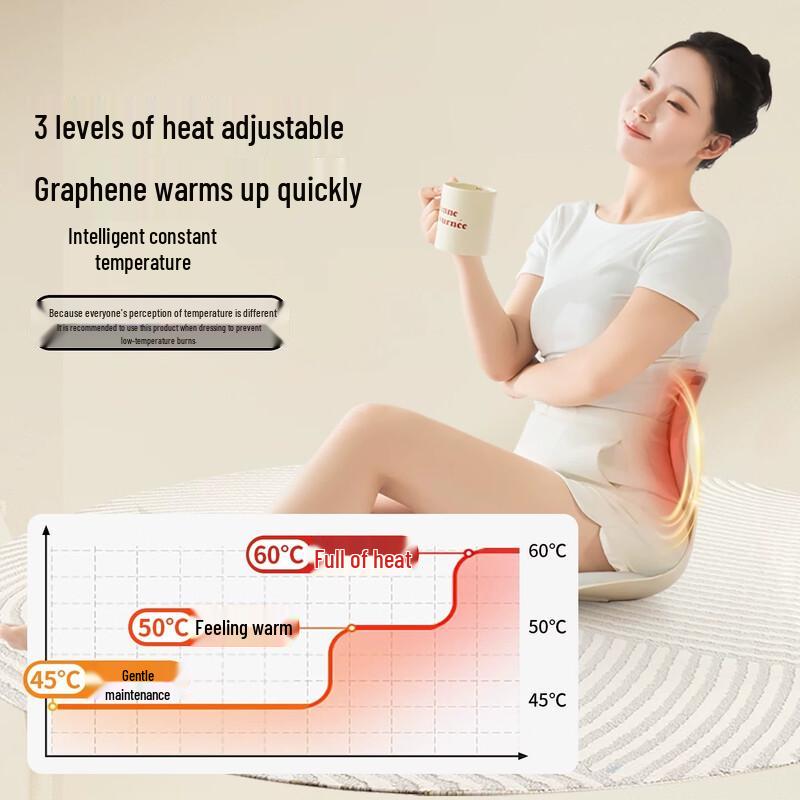 MIAOJIE MH02 Ergonomic Heated Lumbar Support Massager CN Plug (adapter Included)