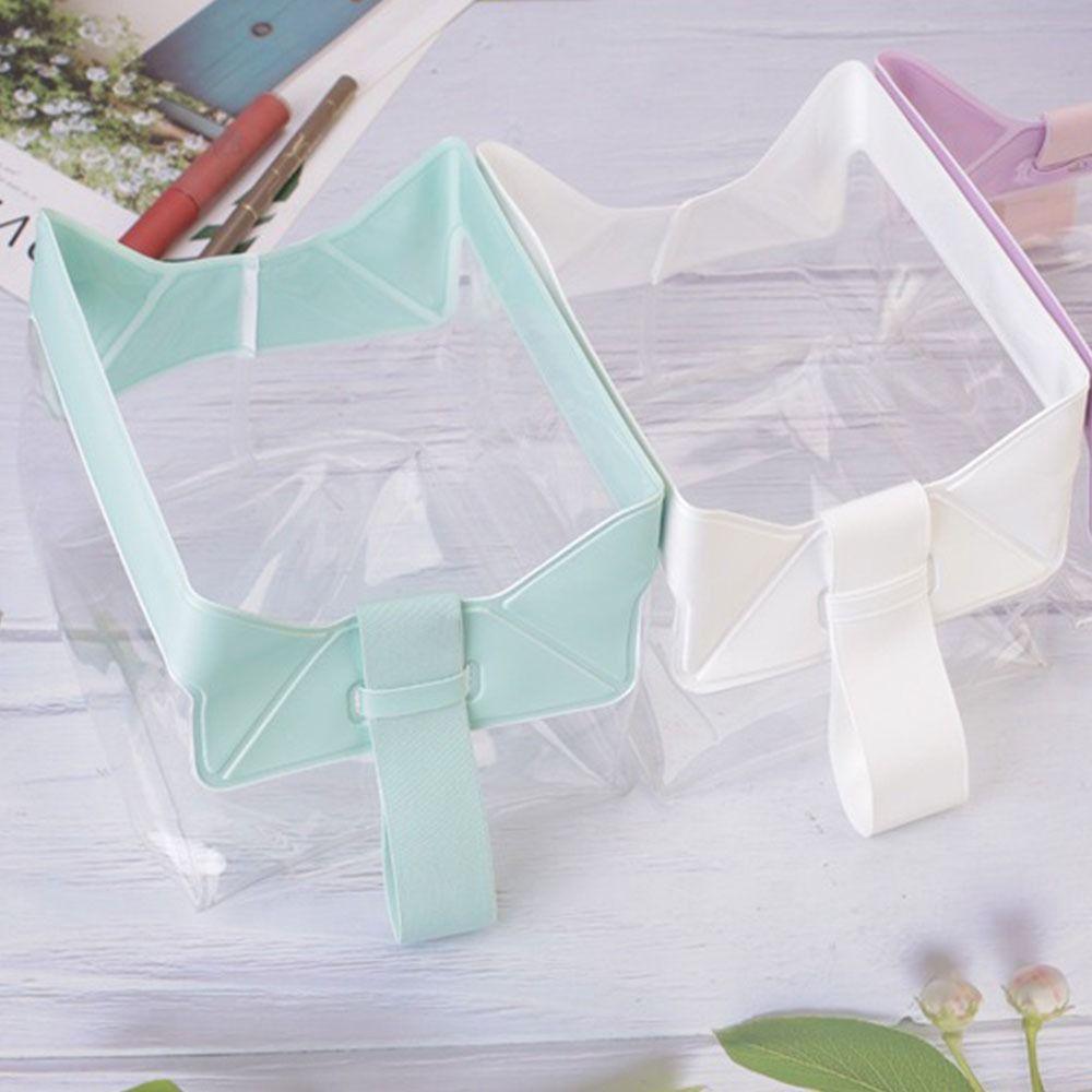 Leak-Proof Clear Toiletry Bags Magnetic Closure Cosmetic Pouch Fashion PVC Makeup Bag  Women