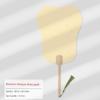 Thickened Xuan Paper Fan Surface Circular Fan Double-Sided Blank Paper Fan Painting Heart Card Paper DIY Kids Handmade Fan Painting Brush