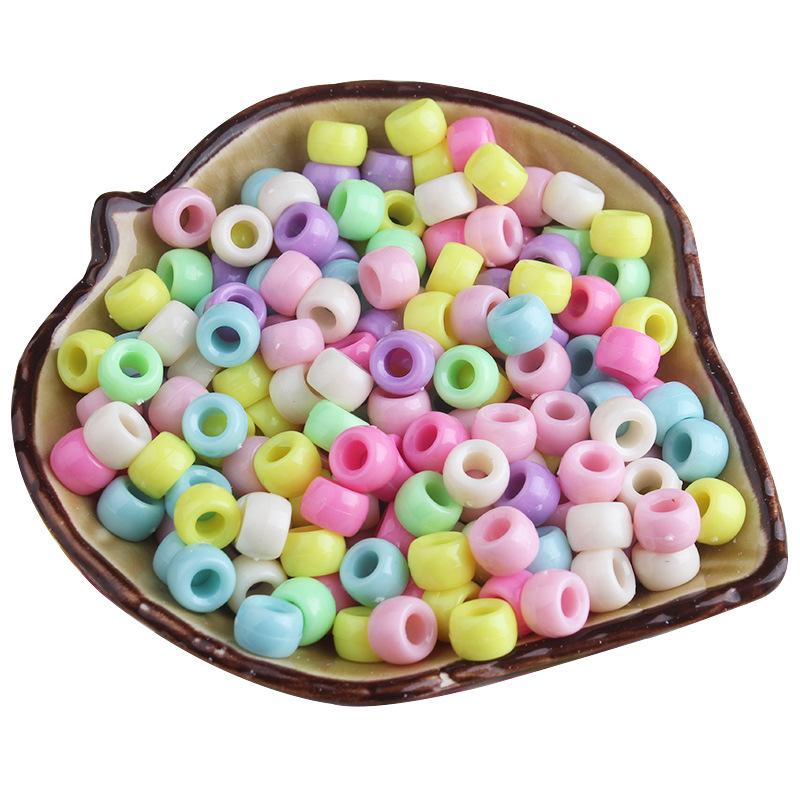 Spring Flower Buttons: Mixed Color Plastic Beads for DIY Jewelry and Clothing Accessories
