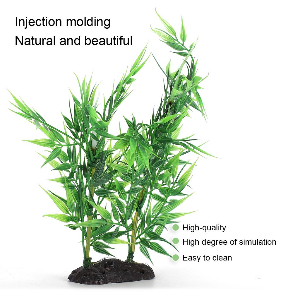 Aquatic Artificial Water Plant Grass Underwater Fake Fish Tank Plant Aquarium DecorationSmall