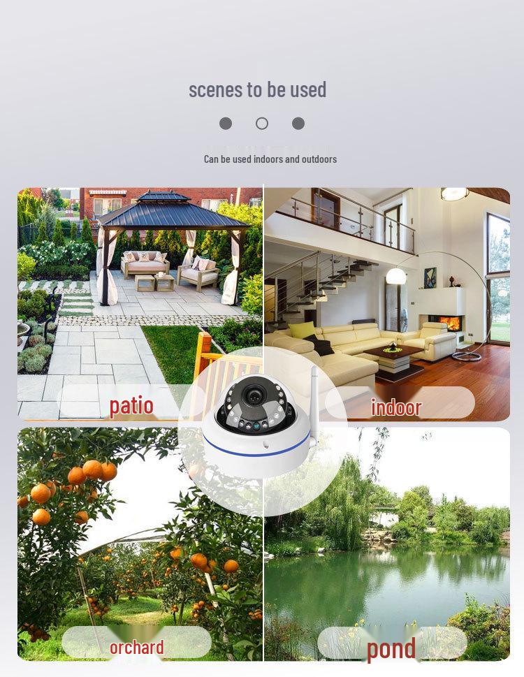 4MP & 6MP Tuya Wireless Vandal-Proof Dome Surveillance Cameras