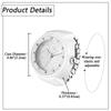 Ring Watch Ring Watch Simple Stylish One Size Fits Stainless Steel Ring Watch Analog Quartz Watch Black White Fashion Accessory Birthday Christmas Day