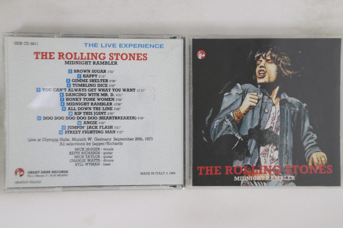 

CD ROLLING STONES - Midnight Rambler GDRCD8911 GREAT DANE 1989 Italy Rock Used