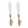 4Pcs Wear-resistant Towel Hanging Clips Braided Hand Towel Hanger Small Woven Rope Clamps  Tearoom