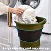 1Pc Multifunctional Foldable Storage Bucket, 5L, Leak-Proof Portable Water Container for Camping, Fishing & Car Washing