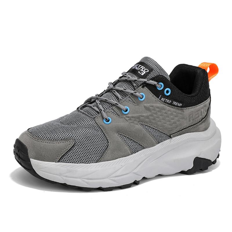 Men's Running Shoes for Women Autumn Jogging Sports Shoes Mesh Breathable Sneakers Men thick sole walking shoes male footwear