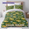 Name Custom Edmonton Elks Pattern Bedding Set Quilt Cover Pillowcase Home Decor Gift (1 * duvet cover + 2 * pillowcase, without core)