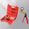 2 In 1 Manual Vacuum Pressure Pump Brake Fluid Drain Kit Vacuum Pistol Pump Tester Kit Portable Durable Vacuum Gauge