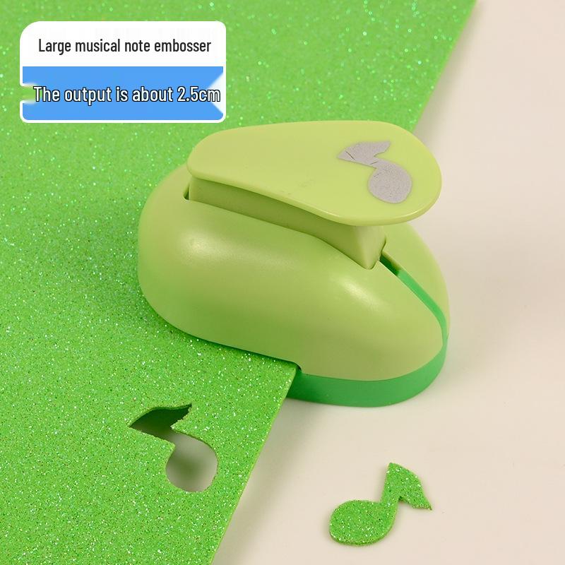 Children's DIY Embossing Machine: Easy Large Flower Punch for Kindergarten Craft and Paper-Cutting Projects