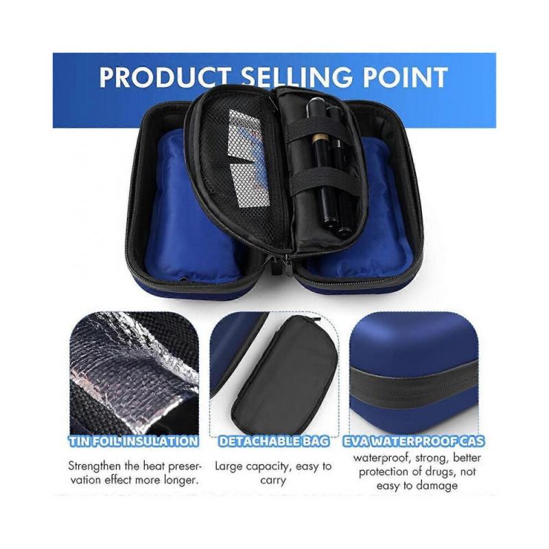 24h Insulin Kühlertasche Reiseetui Medikamentenkühler Grad Celsius