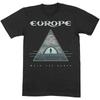 Europe Walk The Earth T-Shirt Black New