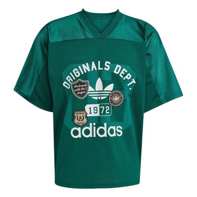 Originals Og Graphic Dept. Mesh Fashion Simple Sports Short Sleeve Football Shirt Men Tops Forest-Green KD6251
