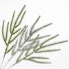 40Pieces Faux Pine Stems For Christmas Tree Decors Realistic Needle Weather Resistant Long Time Holiday Ornament