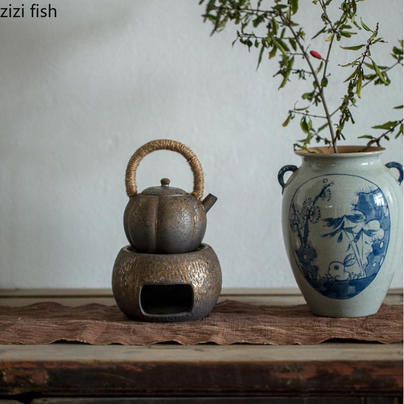 Vintage Handle Jug Ceramic Teapot Single Pot Tea Making Utensils Kung Fu TeaPot Tea Making Tools Tea Infuser Teaware Teapots