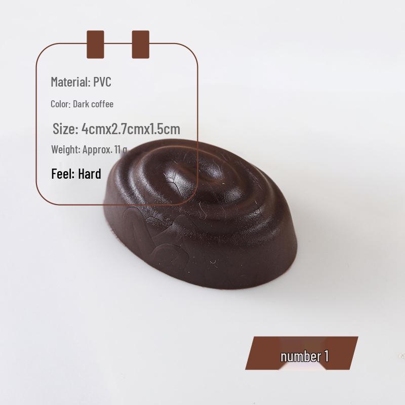 PVC Chocolate Model Props for Dessert Shop and Photography Display