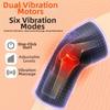 3 in 1 Heated Knee Wrap Black Heating Vibration Massager Heated Knee Brace  Arthritis Prevention
