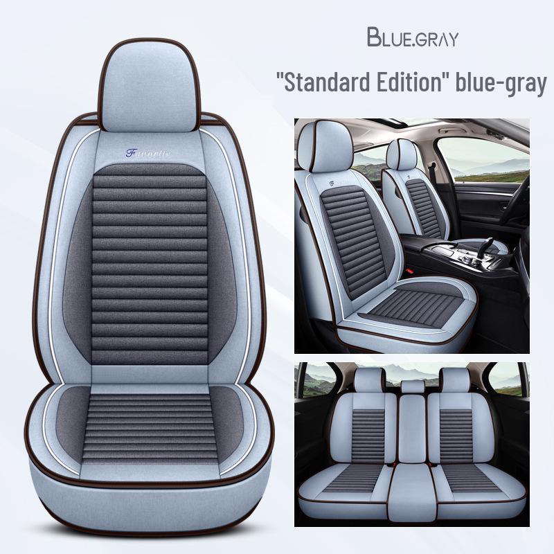Citroen Car Seat Cushion - Versailles, C5, Elysee, Fukang, C4, Sega, C3-XR - Linen Seat Cover