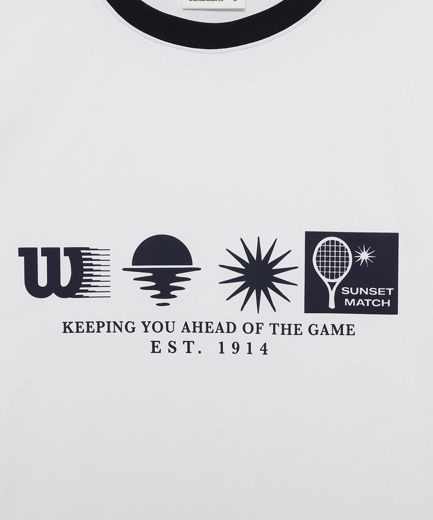 Wilseun Sunset Match Summer Lash Ringer T-Shirt (2 Colors)