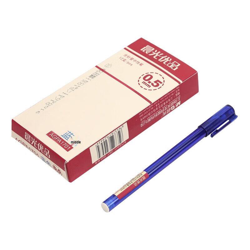

M&G 0.5mm Blue Gel Pen, 12-Pack