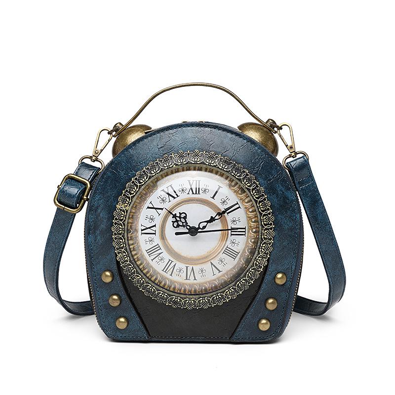 2025 British Niche Retro Handbags: Creative Clock and Watch Inspired Round Bags for Women