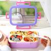 Bento Box With Dividers And Sealed Compartments For Office And School Use