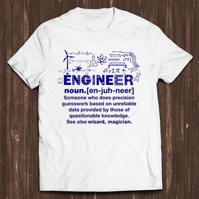 Engineer Mens Kids T Shirt Funny Noun Slogan Joke Cool Saying Sarcastic Wizard Gift Tee C94