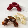 1PC French high-end bow, vinegar clip, elegant temperament hair clip, shark clip, women's hair accessory hair clip