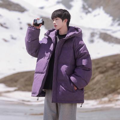Winter Hooded Cotton-padded Jacket, Cotton-padded Jacket for Men, Korean Version, Trendy, Casual, Versatile, Warm, Thickened Cotton-padded Jacket, Top