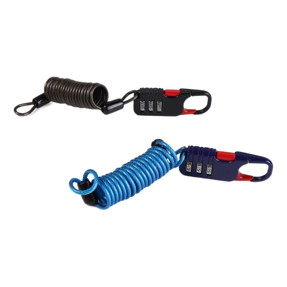 Zinc Aluminum Zinc Zinc Alloy Anti Theft Motorcycle Wire Rope Bicycle Safety Rope Lock  Unisex