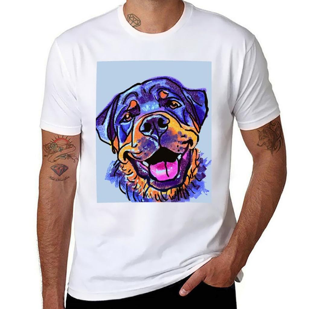 The Rottweiler Love Of My Life Tshirt Plus Size Basic Cotton Tshirt