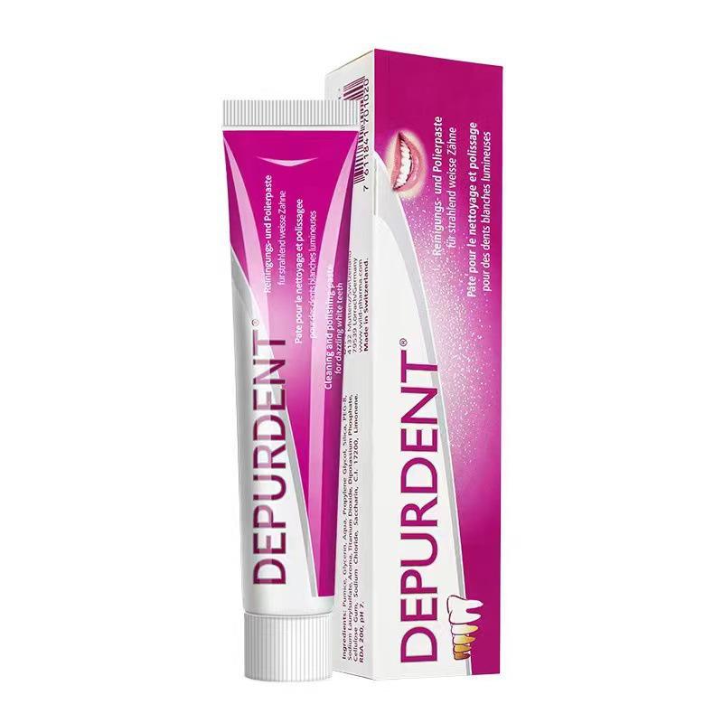 Schweizer Wildtee-Fleck & Atemfrische Zahnpasta - Echte Aufhellungs- & Polierformel pink