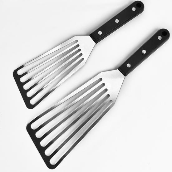 Fried Fish Spatula Pancake Turner Stainless Steel Cooking Spatula with Non-Slip Handle