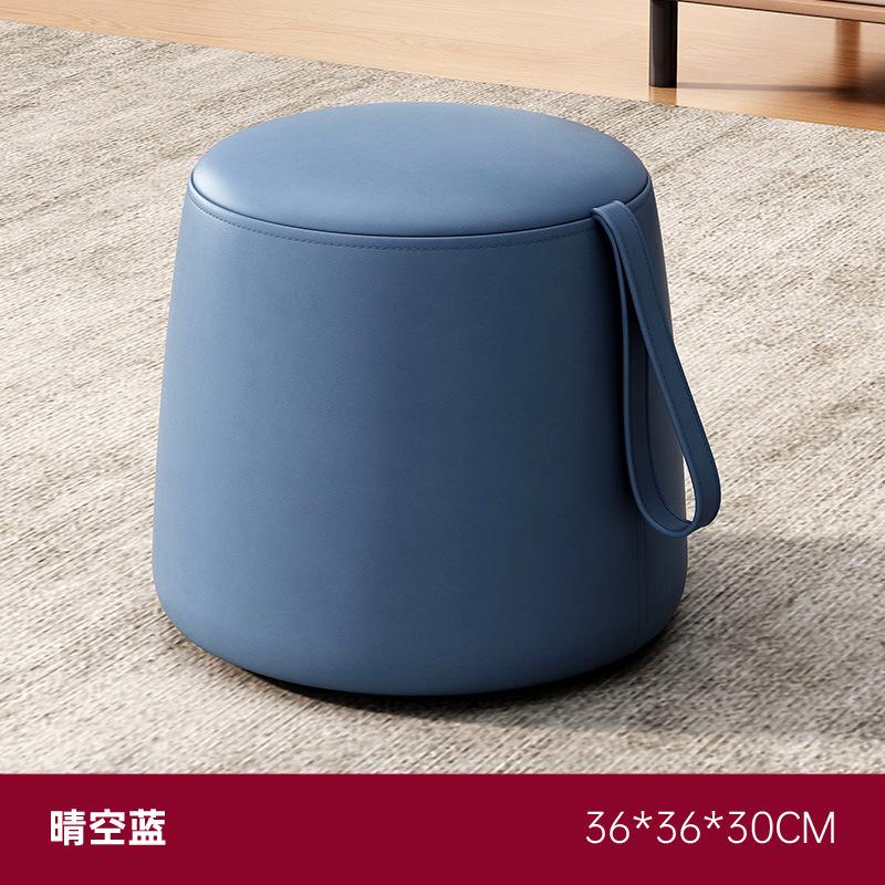 Портативный пуф с узором гусиная лапка из ткани Nordic небольшой табурет для прихожей пуф для гостиной педальный диван пуф креативный пуф круглый табурет 8660₽