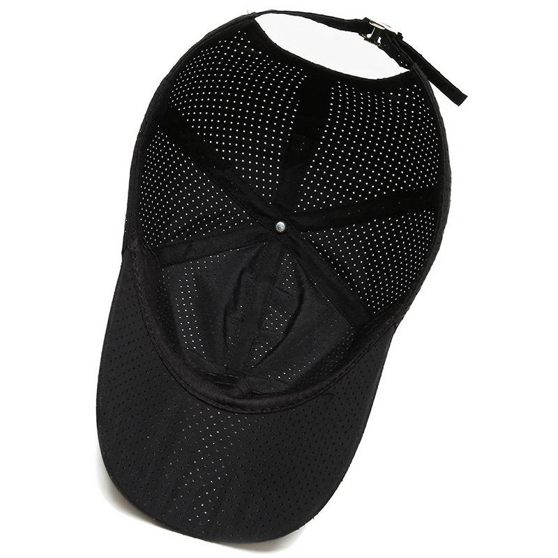 Hollow Mesh Baseball Cap For Men Summer Quick-Drying Breathable Sun Visors UV Protection Beach Hat Outdoor Sport Tennis Golf Cap Hip Hop Hats