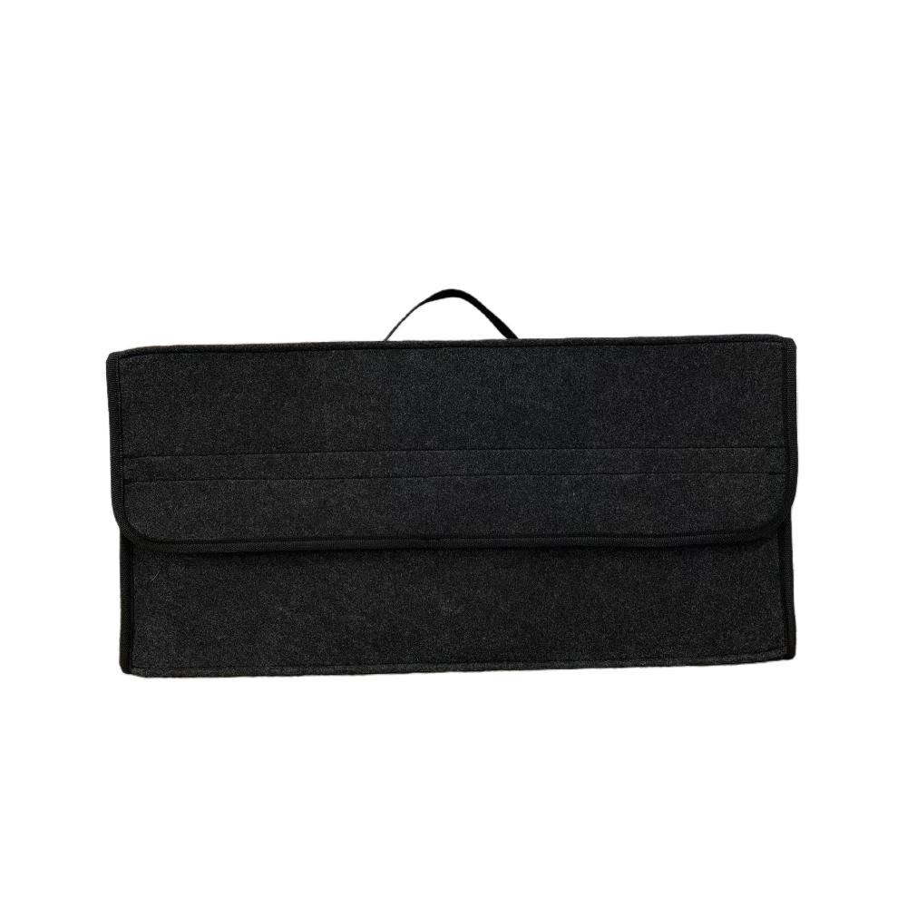 Felt Car Trunk Folding Storage Box Enlarged and Thickened Dark Gray
