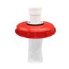 Black DN150-165MM Ton Pail Accessories Filter Cover With Filter Filter Bag Plastic Filter Ton Pail Cover T-shape