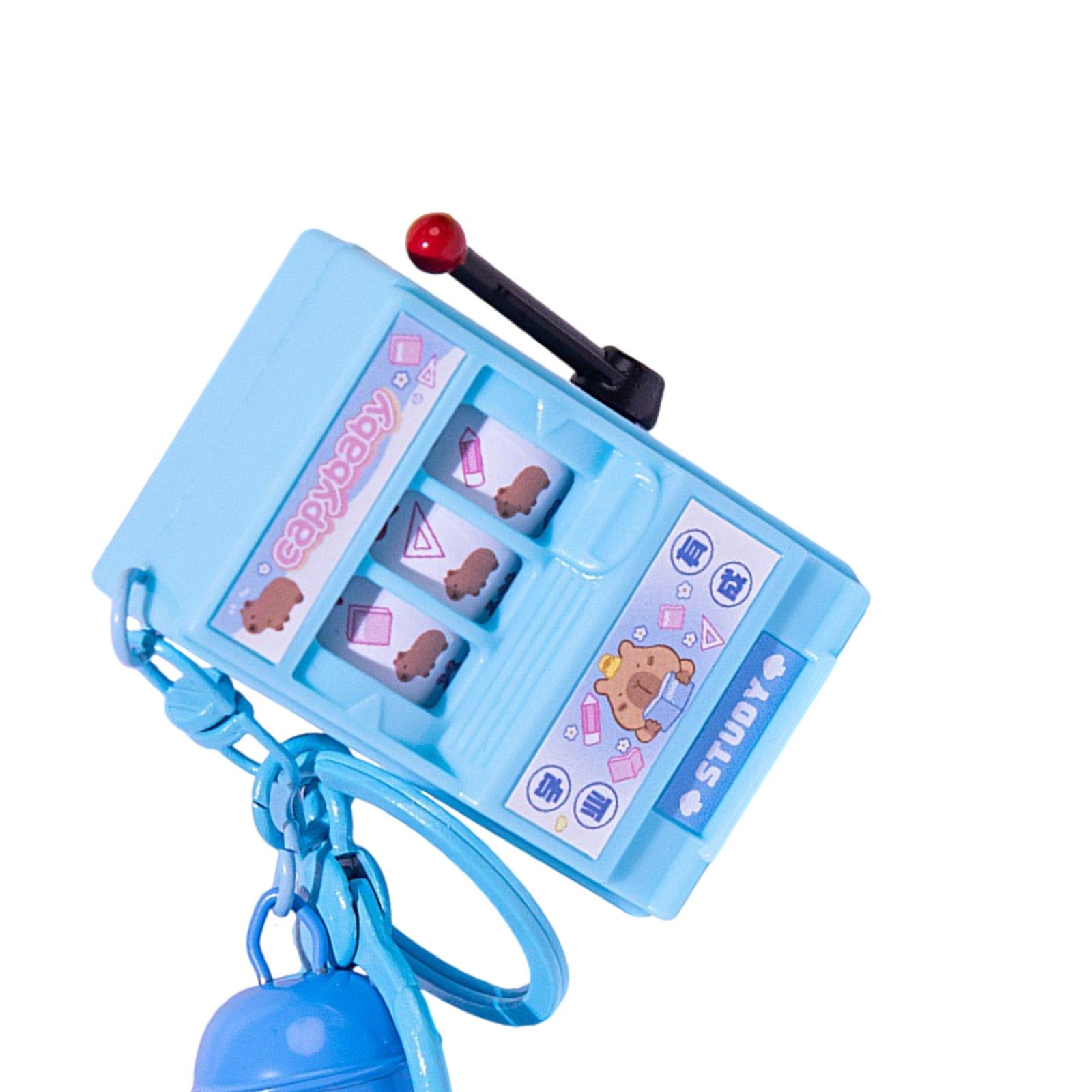 

Мініатюрний брелок-фруктовий слот-автомат на тему капібари Капібара Фруктовий слот Брелок Аксесуар Портативна розвага