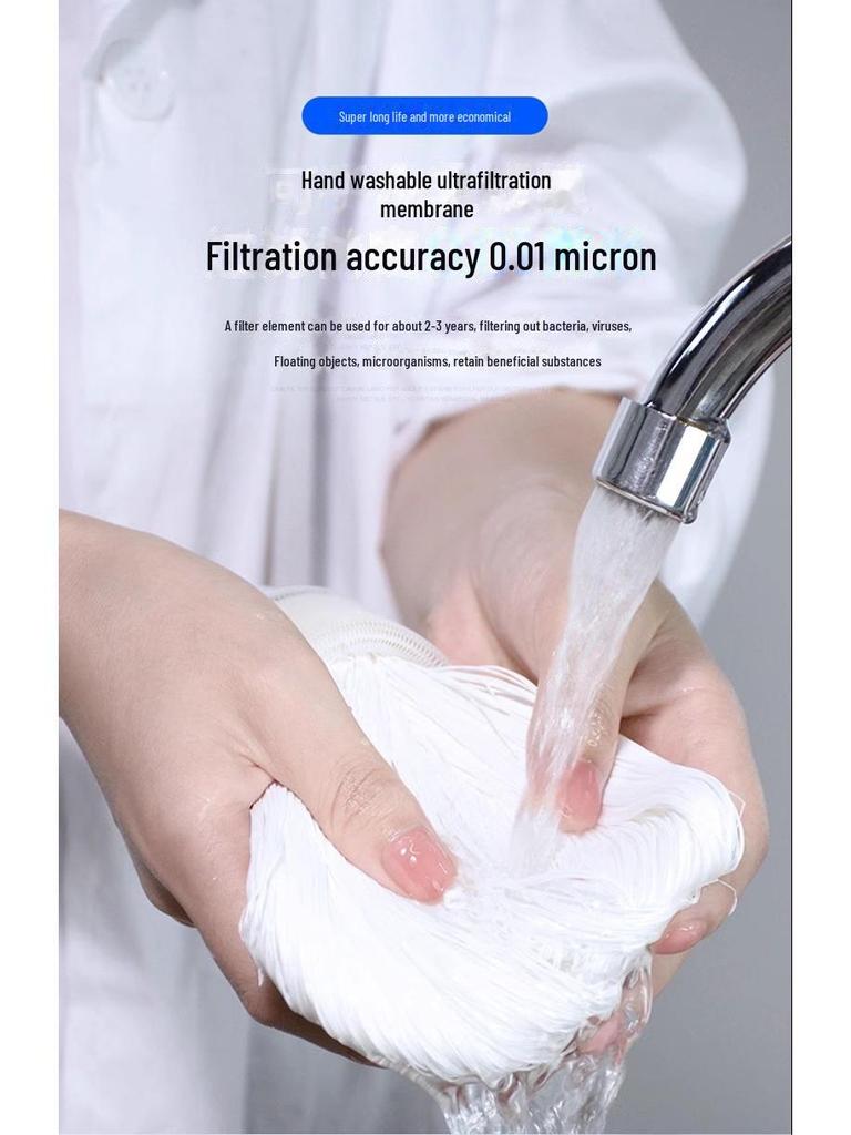 Stainless Steel Whole House Ultrafiltration Water Purifier for Tap, Well, and Outdoor Use