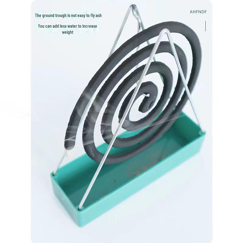 Triangular Fireproof Mosquito Coil & Incense Holder - Scald-Proof Tray/Burner/Ash Tray