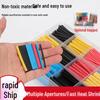 Boxed and Bagged Colored Heat Shrink Tubes - 530pcs Insulation Sleeves and 560pcs Electrician Wiring Tubes