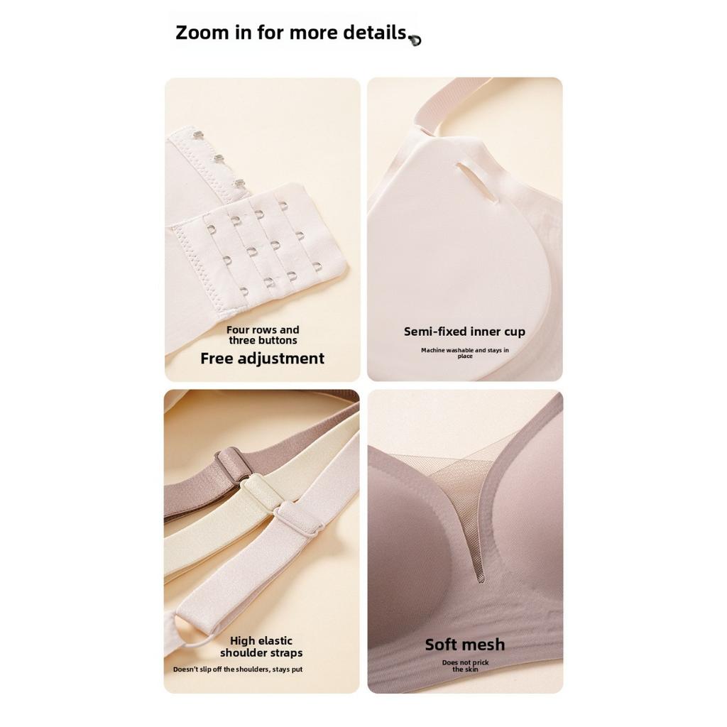 Women'S Seamless Wide Strap Bra, Top Style Without Underwire or Padding, Comfortable and Breathable, Suitable for Everyday Wear In For All Seasons