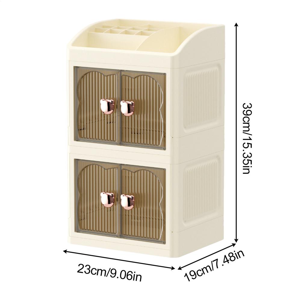 Makeup Organizer for Vanity Makeup Storage Organizer Stackable 3 Tier Skin Care Stand Perfume Holder for Desk Girls Women Home